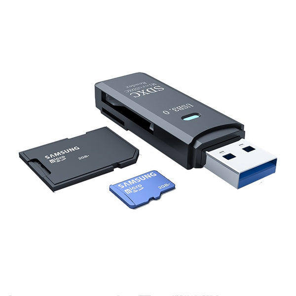 Prevo 2 in 1 SD and MicroSD card reader, USB 3.0