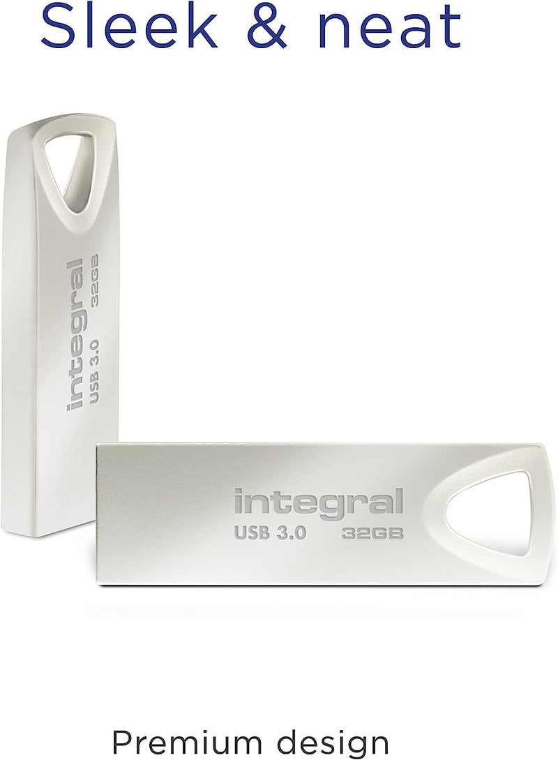 Integral 32GB Metal Arc USB 3.0 Flash Drive
