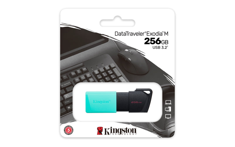 Kingston 256GB Data Traveller ExodiaM USB3.2 Flash Drive