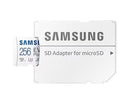 Samsung Evo Plus 256GB MicroSDXC Card with Adapter, V30, A2, U3, 160MB/s