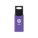 HP 64GB USB Flash Drive Capless Design v212w Purple