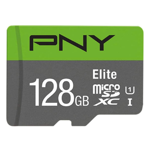 PNY Elite microSDXC card 128GB Class 10 UHS-I U1 100MB/s A1 V10