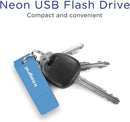 Integral 32GB Neon Blue USB Flash Drive