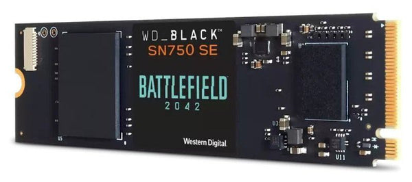 WD 500GB Black SN750SE PCIe Gen 4 NVMe Gaming SSD with Battlefield 2042