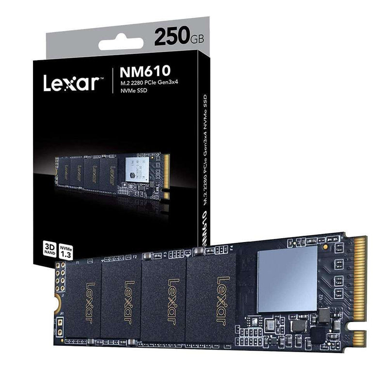 Lexar NM610 250GB M.2 2280 PCIe Gen3x4 NVMe SSD Drive