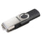 Hama "Rotate" USB Flash Drive, USB 2.0, 32 GB, 10 MB/s, black/silver