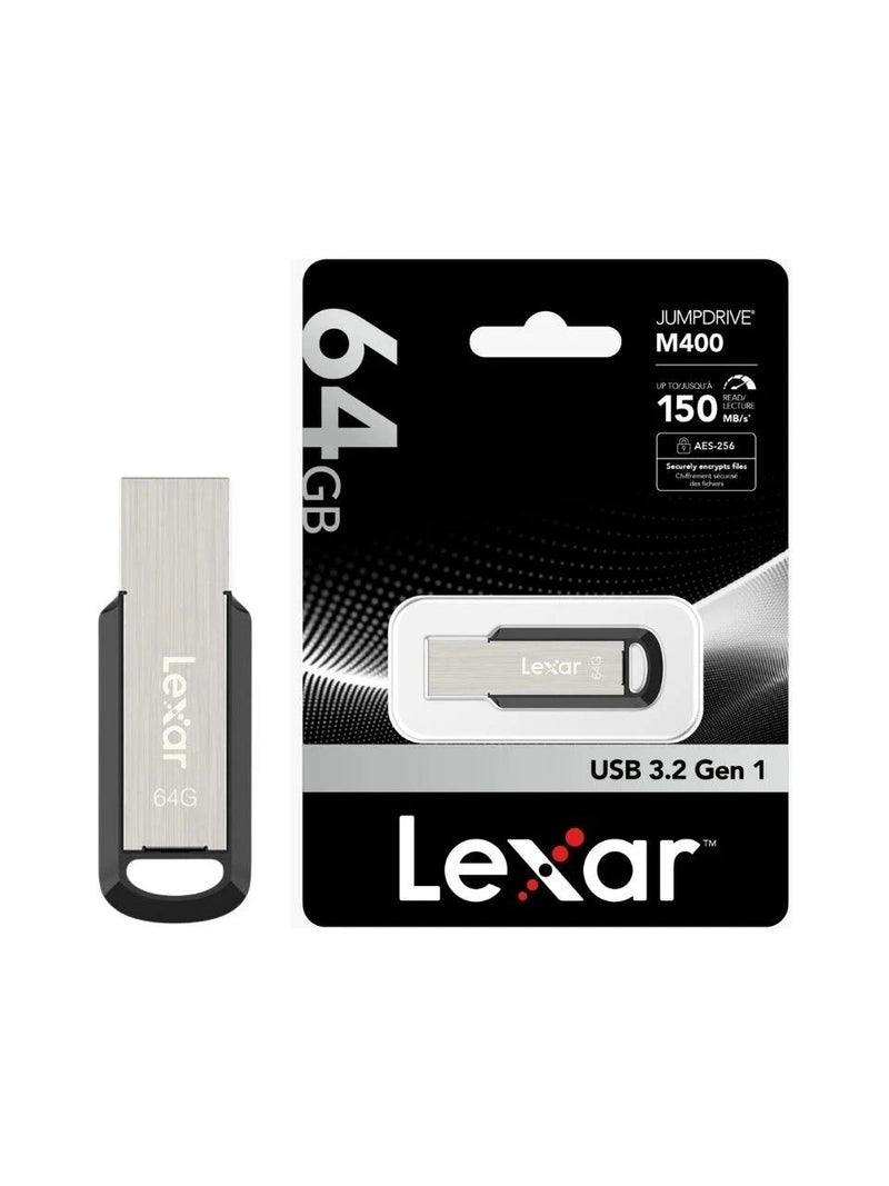 Lexar 64GB Jump Drive M400 Metal Casing USB3.2