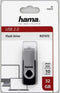 Hama "Rotate" USB Flash Drive, USB 2.0, 32 GB, 10 MB/s, black/silver