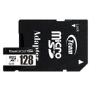 Team 128GB MicroSDXC card UHS-I, Class 10, U1,  with Adapter