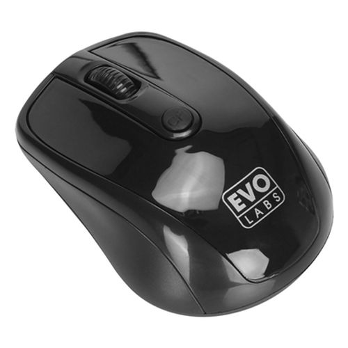 Evo Labs Wireless Mini Mouse, Black