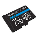 Teamgroup Elite 256GB MicroSDXC Card, V30, U3, A1 with Adapter