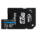 Teamgroup Elite 256GB MicroSDXC Card, V30, U3, A1 with Adapter