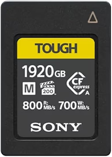 Sony 1920GB M Series Tough Cfexpress Type A card 800MB/s