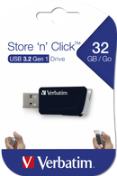 Verbatim 32GB Store n Click USB3.2 Gen 1 Drive- Black