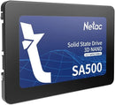 Netac SA500 512GB 2.5" SSD Drive 3D NAND SATA III, 6Gb/s