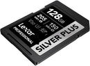 Lexar Professional Silver Plus 128GB SDXC Card , U3, V30, 205B/s