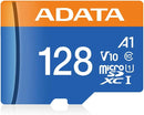 ADATA Premier 128GB MicroSDXC Card with Adapter, V10