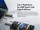 Lexar 128GB JumpDrive D400 Dual Drive Type A and Type C, USB3.2