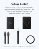 Lexar 2TB SL500 Portable SSD with Magnetic Set , 2000MB/s