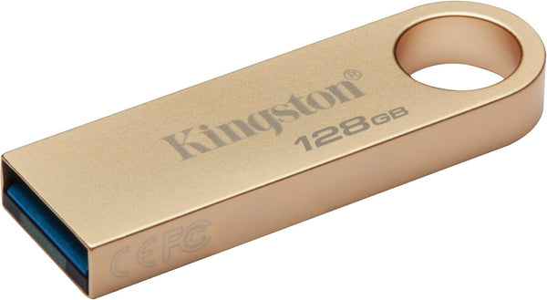 Kingston 128/GB Data Traveller SE9 G3 USB Drive Gold