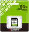 Kingston Canvas Select Plus GEN3 64GB SDXC Card 100MB/s, V30