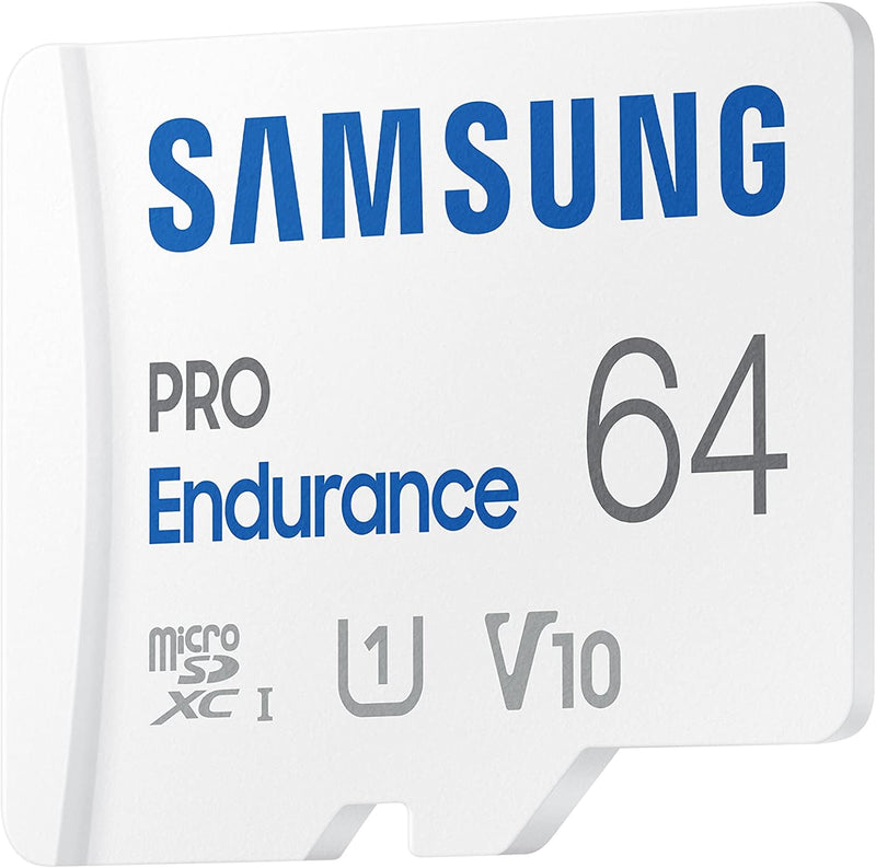 Samsung 64GB Pro Endurance MicroSDXC card, U1, V10