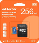 ADATA Premier 256GB MicroSDXC Card with Adapter, V10