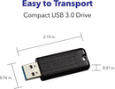 Verbatim 64GB Pinstripe USB Flash Drive USB3.0