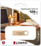 Kingston 128/GB Data Traveller SE9 G3 USB Drive Gold