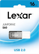 Lexar 16GB Jump Drive S60 White USB Flash Drive