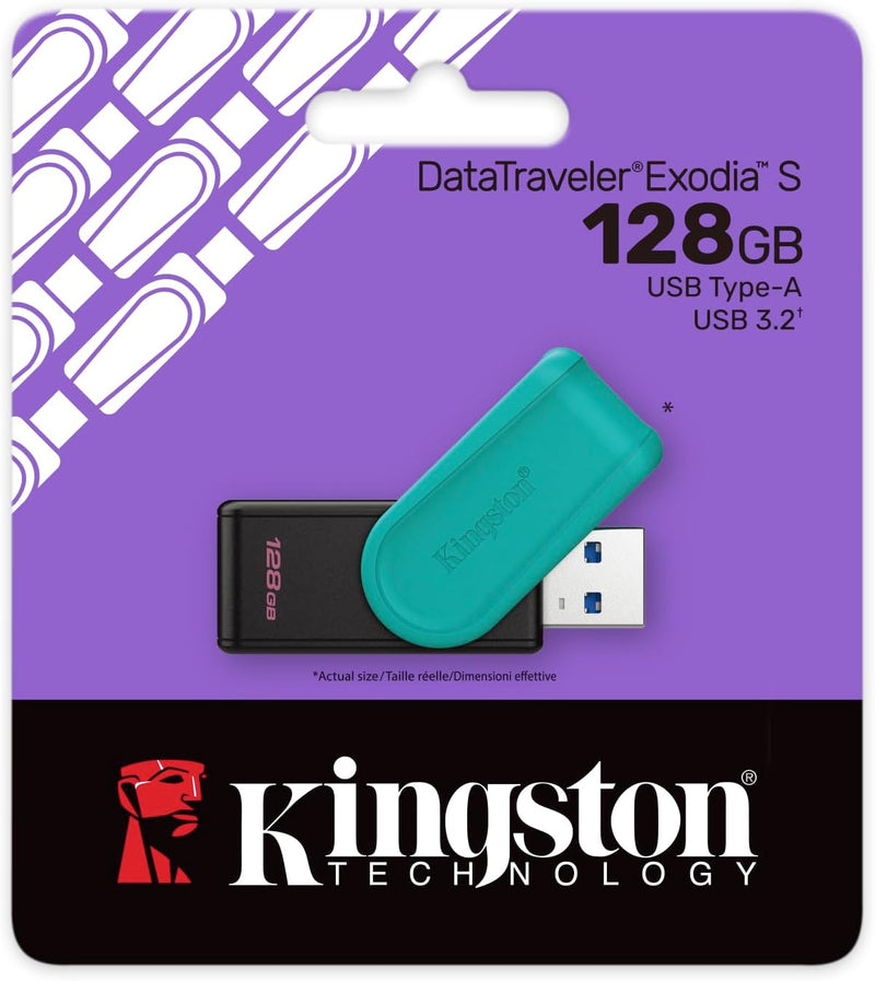 Kingston 128GB Data Traveller Exodia S USB3.2 Flash Drive