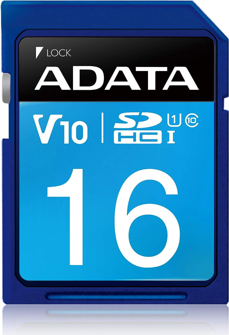 Adata Premier 16GB SDHC Card UHS-I, V10, 100MB/s