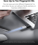 Lexar 64GB JumpDrive Fingerprint F35 PRO USB 3.2 Gen 1 Flash Drive