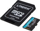Kingston Canvas Go Plus 64GB MicroSDXC Card, V30, A2, U3