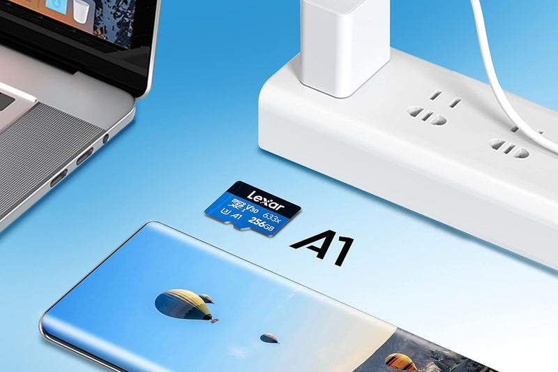 Lexar High-Performance 256GB MicroSDXC, U3, V30, A1, 95MB/s