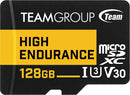 Teamgroup High Endurance 128GB MicroSDXC Card, V30, U3, A1