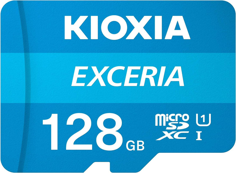 Kioxia Exceria 128GB MicroSDXC card, U1, 100MB/s