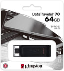 Kingston 64GB Data Traveller USB-C Drive for Type C Devices, USB 3.2