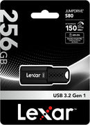 Lexar 256GB Jump drive S80 USB3.1, Black