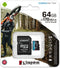 Kingston Canvas Go Plus 64GB MicroSDXC Card, V30, A2, U3