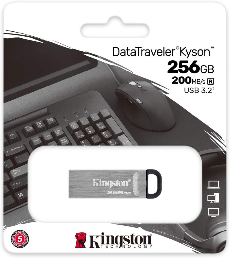 Kingston 256GB Data Traveller Kyson USB 3.2 Flash Drive