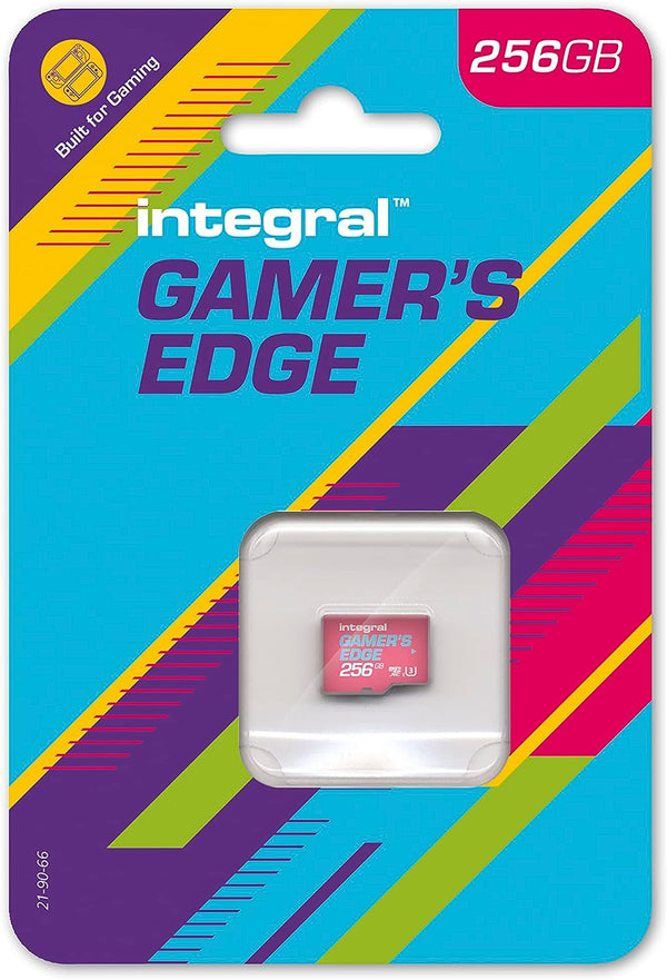 Integral Gamer's Edge 256GB MicroSD SDXC card, V30, U3, A1