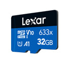 Lexar High-Performance Blue Series 32GB MicroSDHC, V10, A1, 100MB/s