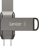Lexar 32GB JumpDrive D400 Dual Drive Type A and Type C, USB3.2