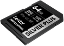 Lexar Professional Silver Plus 64GB SDXC Card , U3, V30, 205B/s