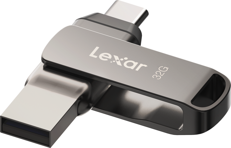 Lexar 32GB JumpDrive D400 Dual Drive Type A and Type C, USB3.2