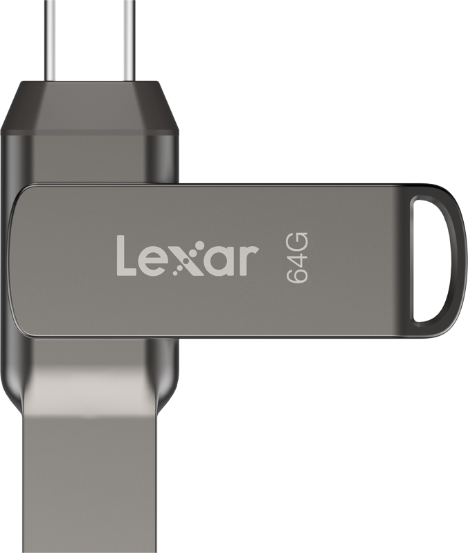 Lexar 64GB JumpDrive D400 Dual Drive Type A and Type C, USB3.2