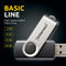 Intenso 32GB Basic Line USB Drive, Swivel Design