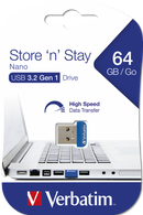 Verbatim 64GB Store n Stay Nano USB3.2 Drive