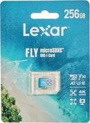 Lexar Fly 256GB MicroSD Card, U3, V30, A2, 160MB/s